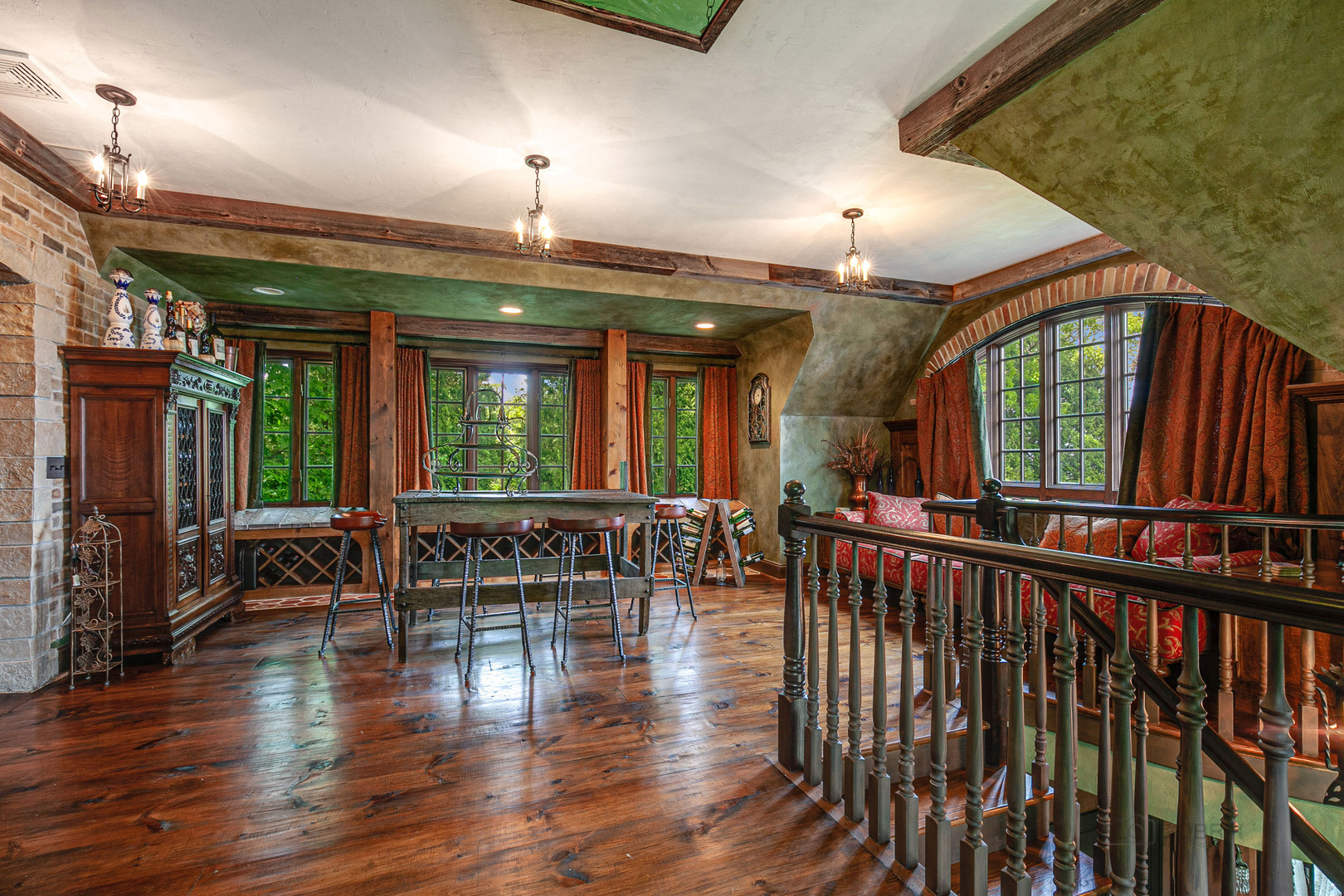 670 Arden Shore Road Lake Bluff, IL 60044 - Photo 40 of 56 a view of dining room with furniture window and wooden floor