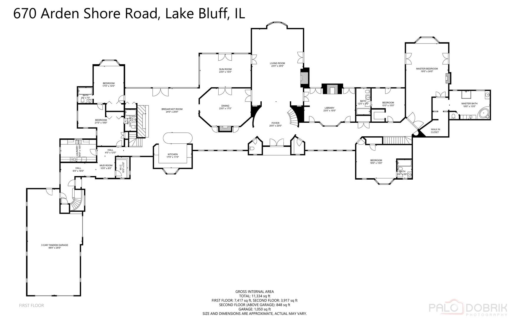670 Arden Shore Road Lake Bluff, IL 60044 - Photo 54 of 56 a picture of a floor plan