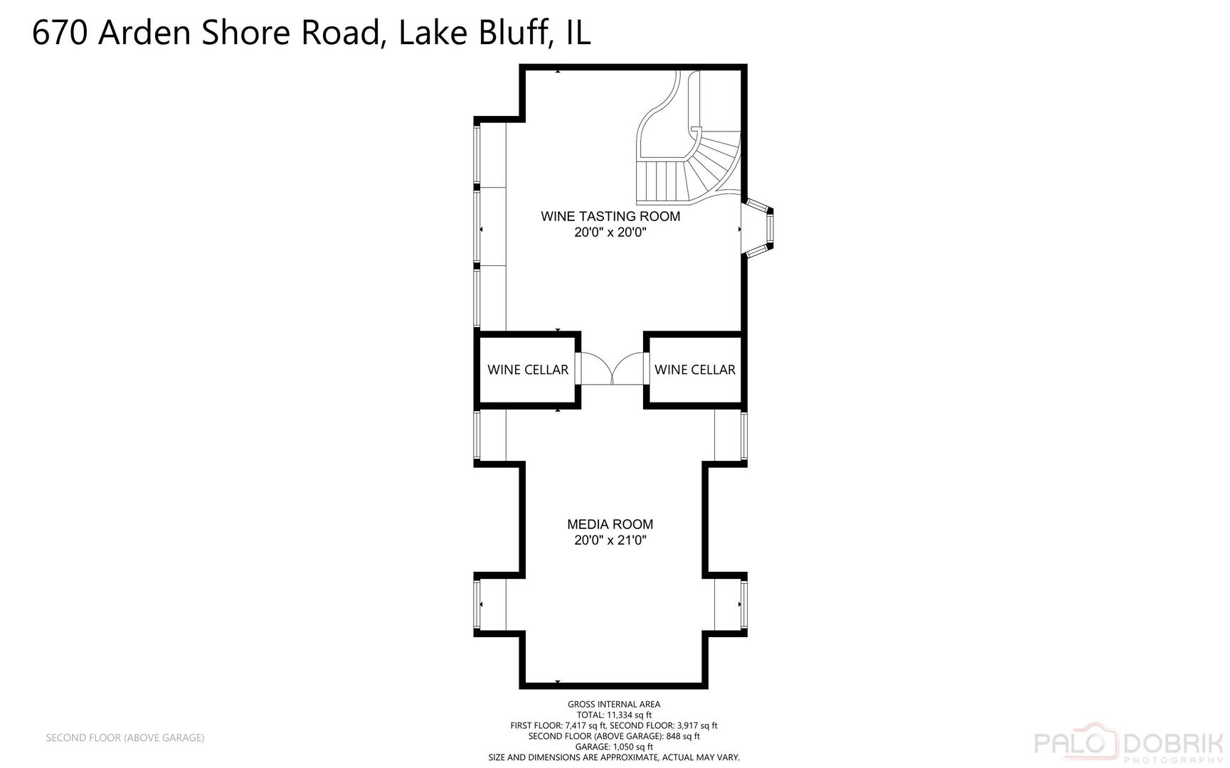 670 Arden Shore Road Lake Bluff, IL 60044 - Photo 56 of 56 a picture of a floor plan