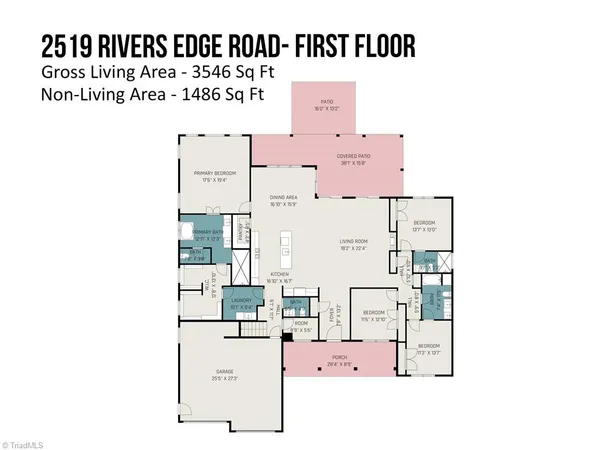 $875,000 | 2519 Rivers Edge Road, Summerfield, NC 27358
