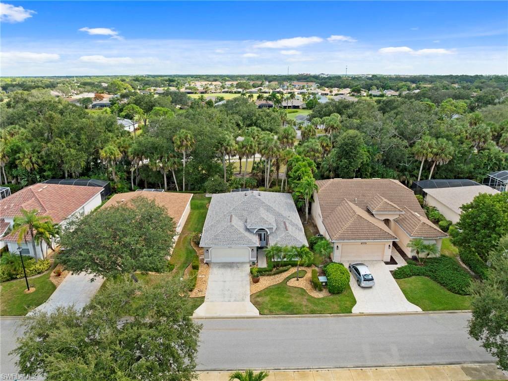 20741 Rivers Ford Estero, FL 33928 - Photo 33 of 50 an aerial view of a house with garden space and outdoor space