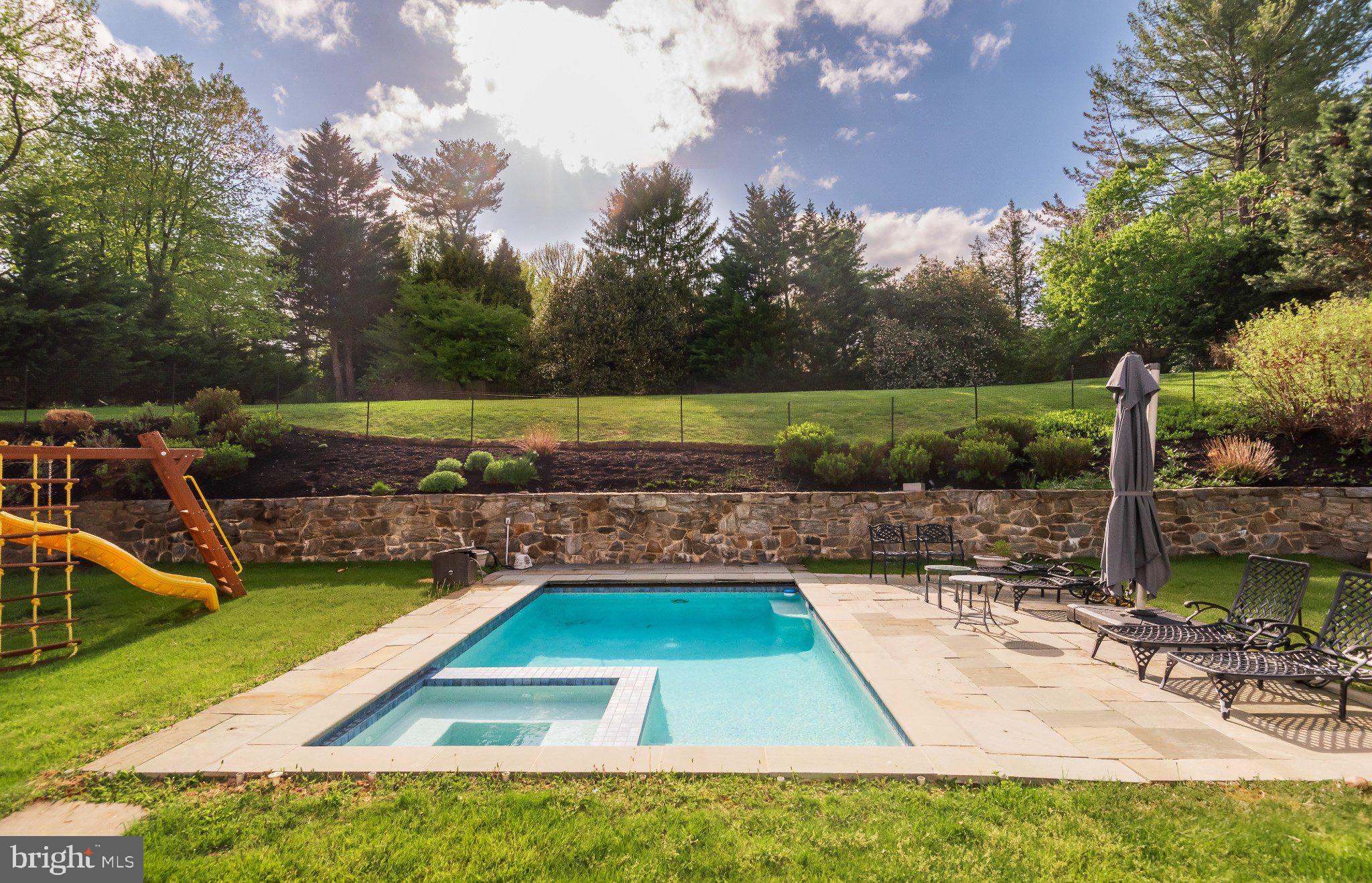 952 Lafayette Road Bryn Mawr, PA 19010 - Photo 3 of 87 Tranquil backyard oasis with pool.