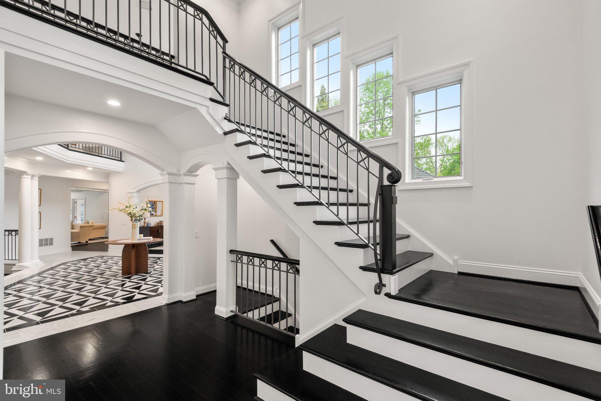 952 Lafayette Road Bryn Mawr, PA 19010 - Photo 45 of 87 Elegant staircase with modern flair.