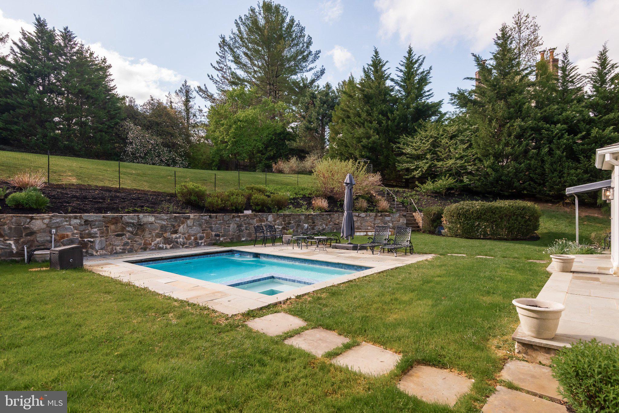 952 Lafayette Road Bryn Mawr, PA 19010 - Photo 78 of 87 Serene backyard oasis with pool.
