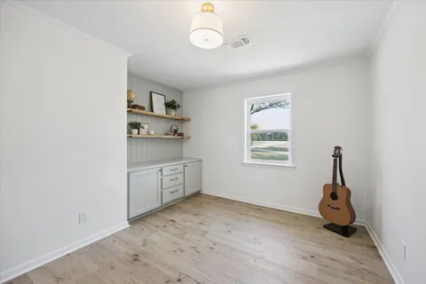 a room with storage and utility