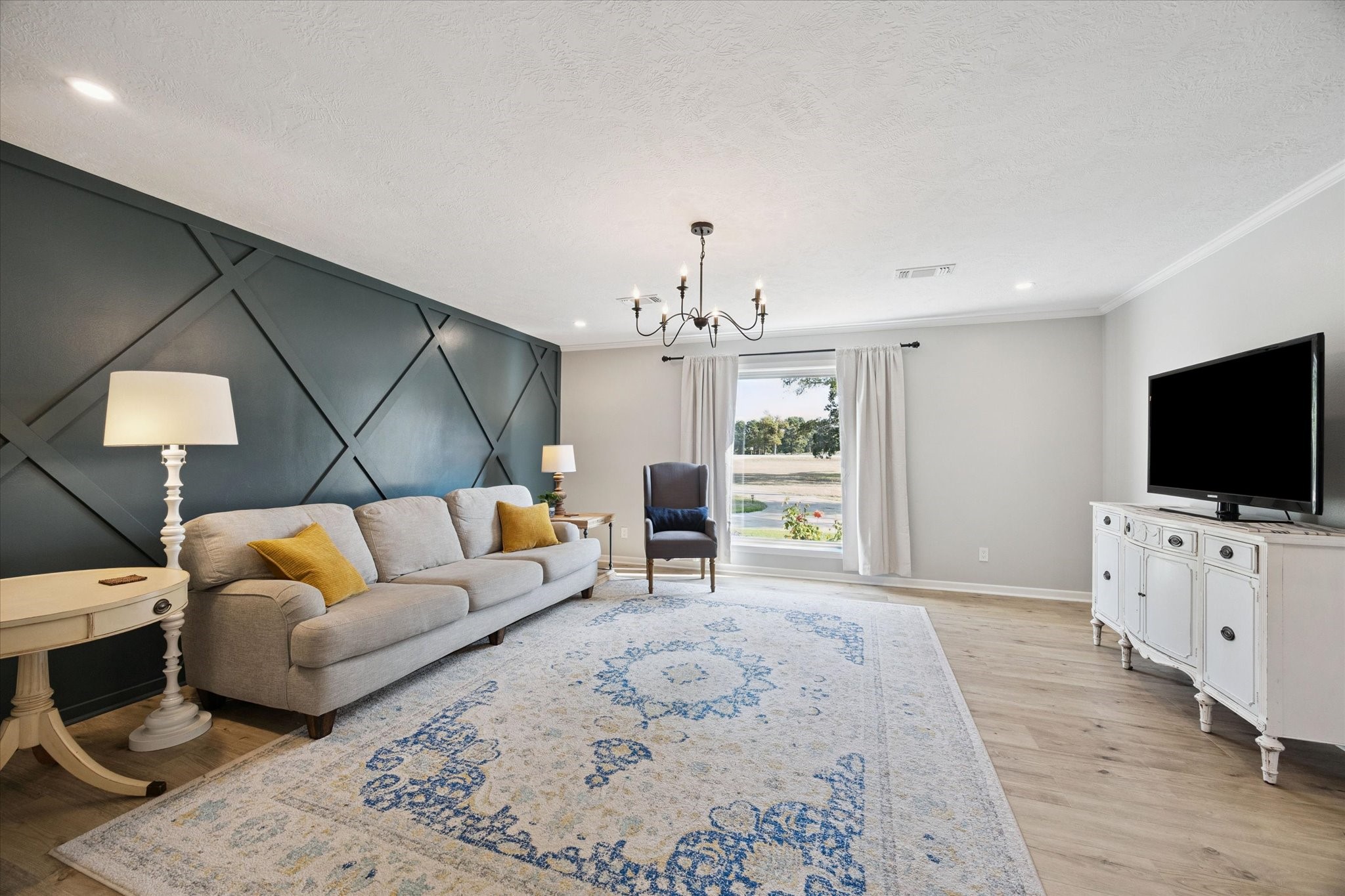 3455 Farm To Market 1948 Burton, TX 77835 - Photo 3 of 29 a living room with furniture and a flat screen tv