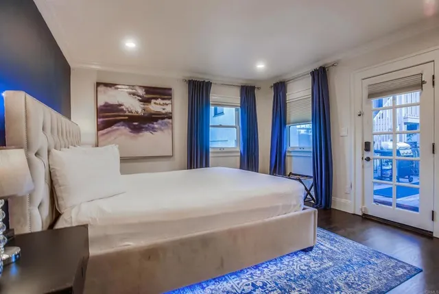 a room with a cabinets and gym equipment