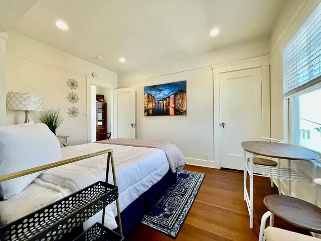 a room with furniture and a window