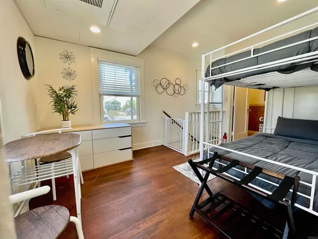 a living room with a couch and a table