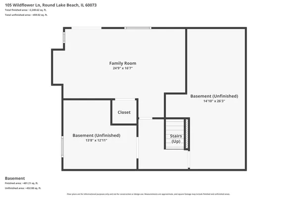 $435,000 | 105 Wildflower Lane, Round Lake Beach, IL 60073