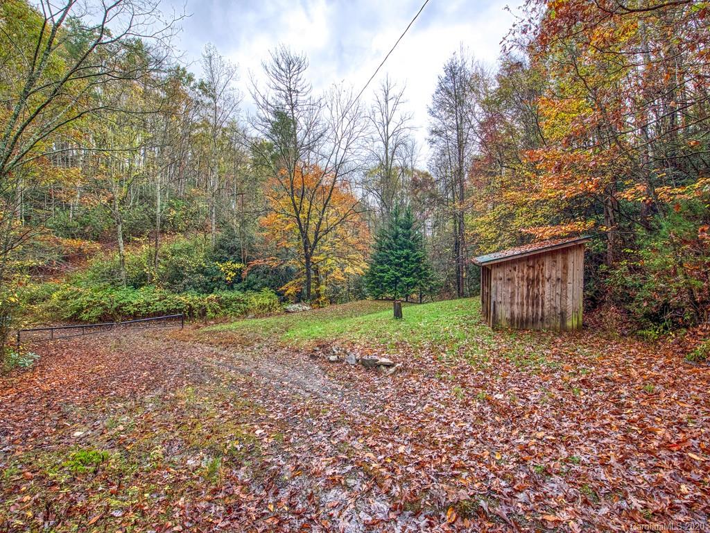 784 Flat Branch Road Waynesville, NC 28785 - Photo 22 of 25 a view of a backyard with large trees