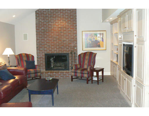 54 Ridge Avenue Newton, MA 02459 - Photo 10 of 20 a living room with furniture a fireplace and a flat screen tv