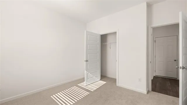 a view of an empty room