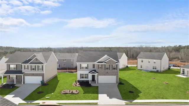 a view of a house with city view