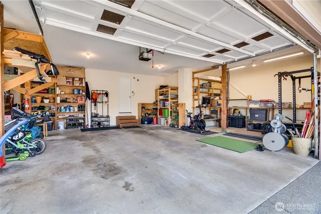 an aerial view of a house having outdoor space
