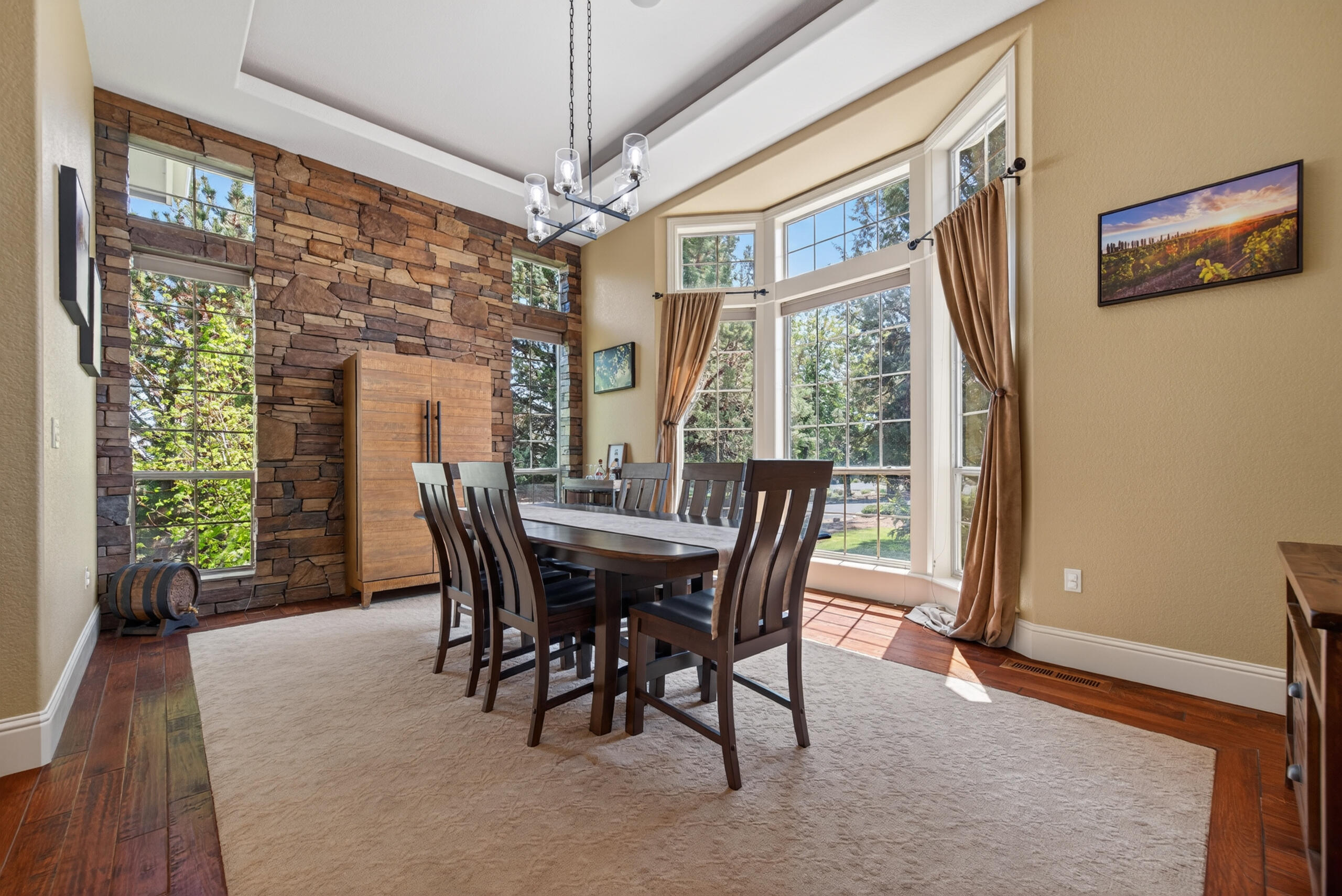 9009 Merlin Drive Redmond, OR 97756 - Photo 23 of 98 a view of a dining room with furniture window and outside view