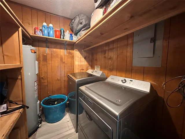 a view of storage and utility room