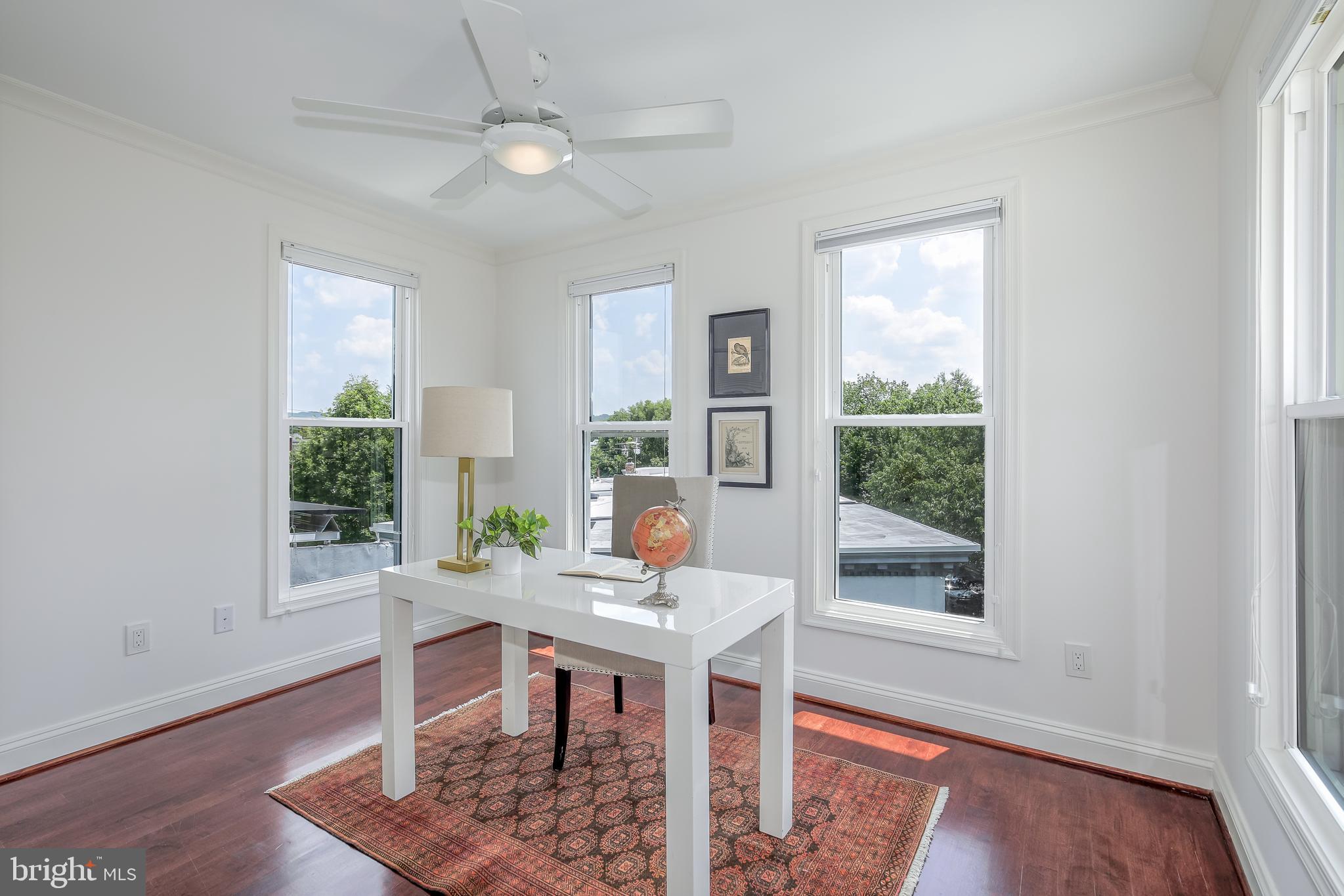 1503 G Street Southeast Washington, DC 20003 - Photo 17 of 31 Home office with tree top views