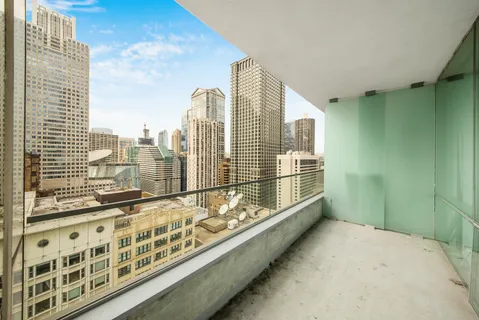 a view of balcony with city view