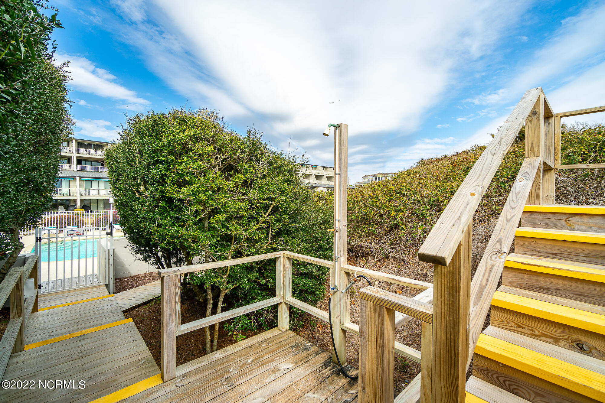 131 Salter Path Road, Unit 1 CORAL BAY WEST Atlantic Beach, NC 28512 - Photo 77 of 77 Outdoor shower
