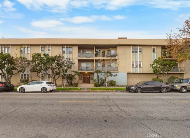 a car parked in front of a house