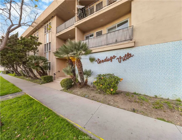 a front view of a building