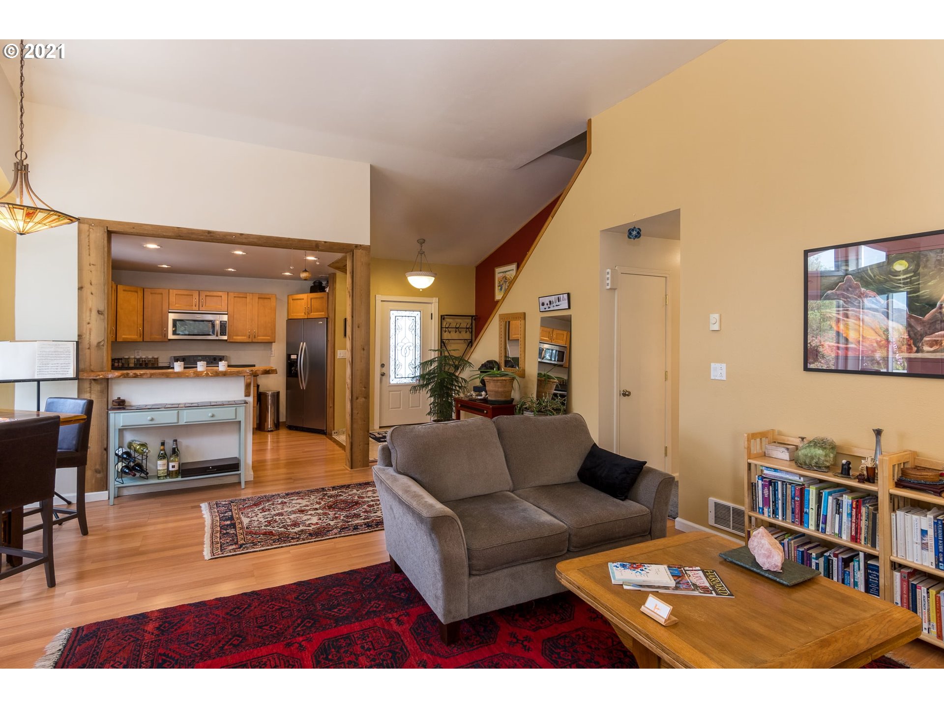 3661 Natalie Way Bandon, OR 97411 - Photo 11 of 32 a living room with furniture and a wooden floor