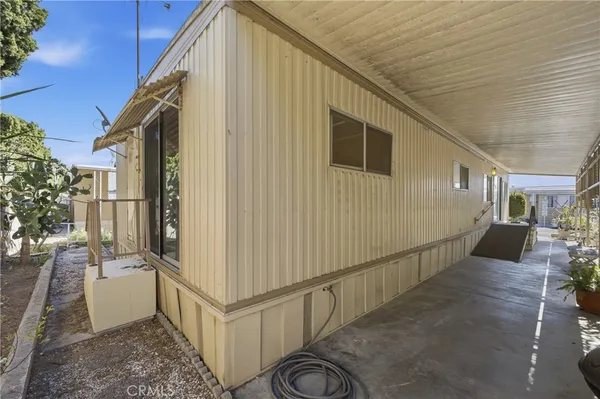 a backyard of a house