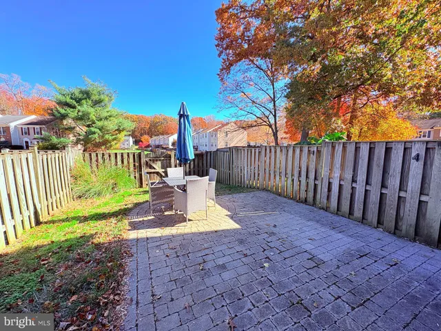 a view of outdoor space with garden and deck