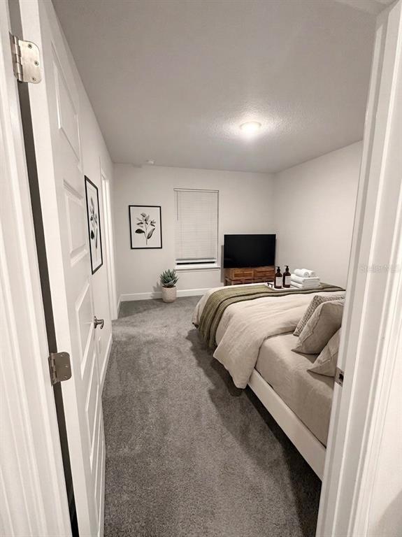 13058 Ogden Glade Road Dade City, FL 33525 - Photo 12 of 14 a bedroom with a bed and flat screen tv