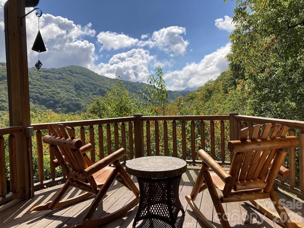 75 Hideaway Ridge Maggie Valley, NC 28751 - Photo 2 of 2 a view of a two chair in the balcony