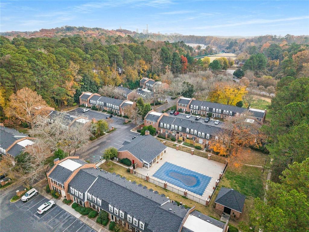 5 Spinning House Place Northwest Atlanta, GA 30318 - Photo 36 of 42 an aerial view of residential houses with outdoor space