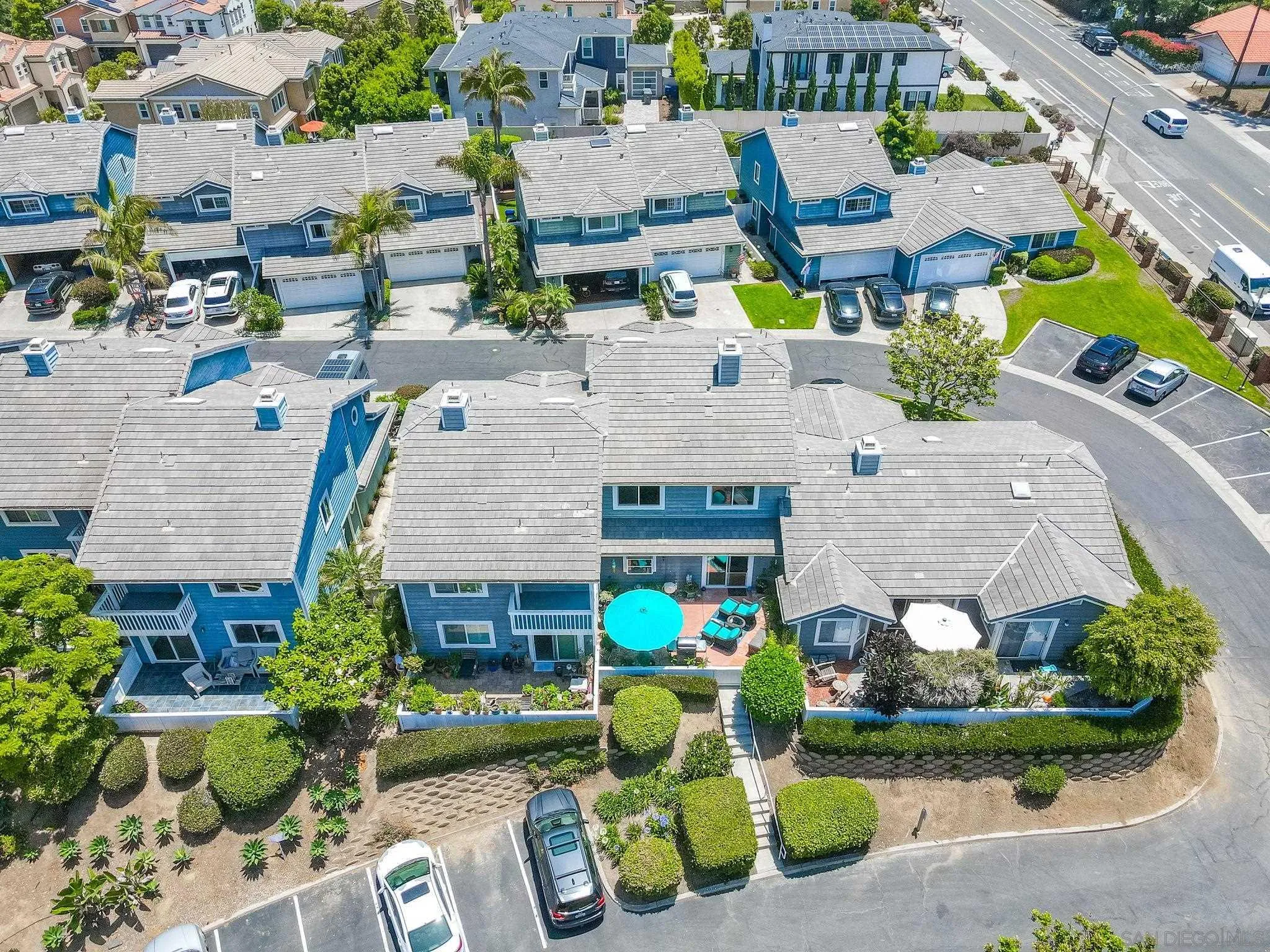 677 Summer View Circle Encinitas, CA 92024 - Photo 45 of 58 a aerial view of a house with garden