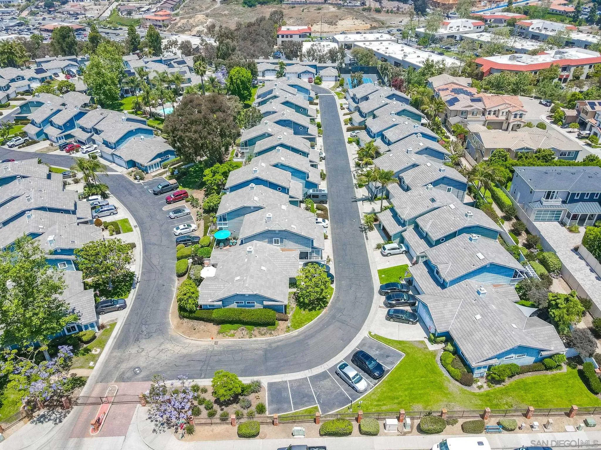 677 Summer View Circle Encinitas, CA 92024 - Photo 47 of 58 an aerial view of residential house with outdoor space