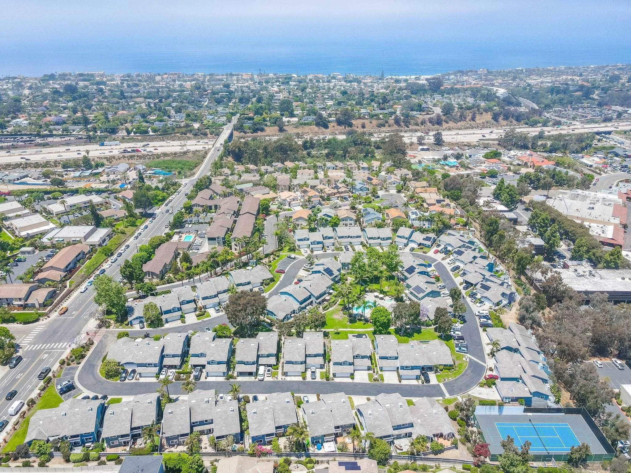 677 Summer View Circle Encinitas, CA 92024 - Photo 53 of 58 an aerial view of a city with lots of residential buildings