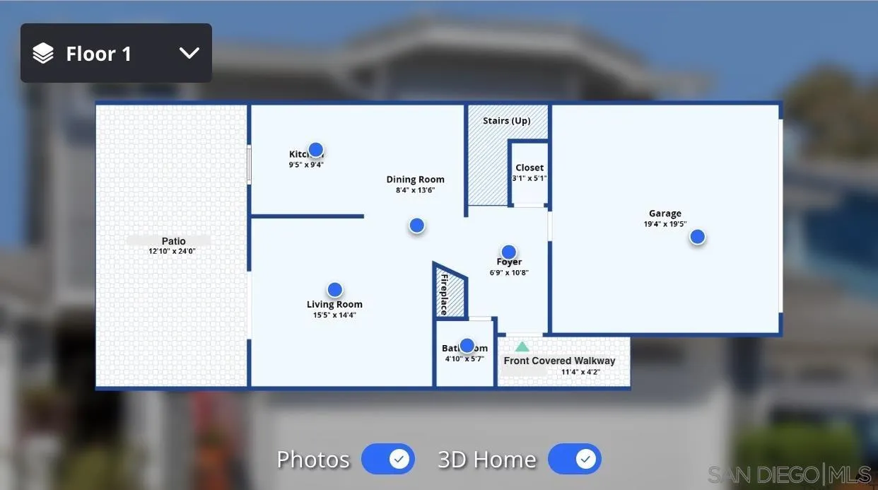 677 Summer View Circle Encinitas, CA 92024 - Photo 57 of 58 a view of a kitchen with a refrigerator and a table