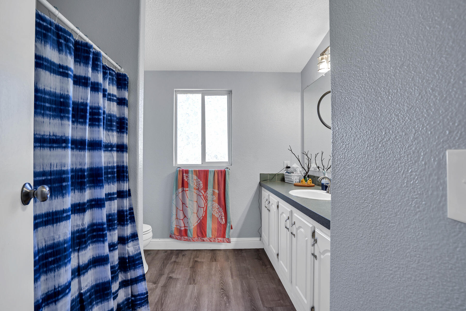 27127 Swede Creek Road Oak Run, CA 96069 - Photo 24 of 33 a view of a bathroom sink and a window