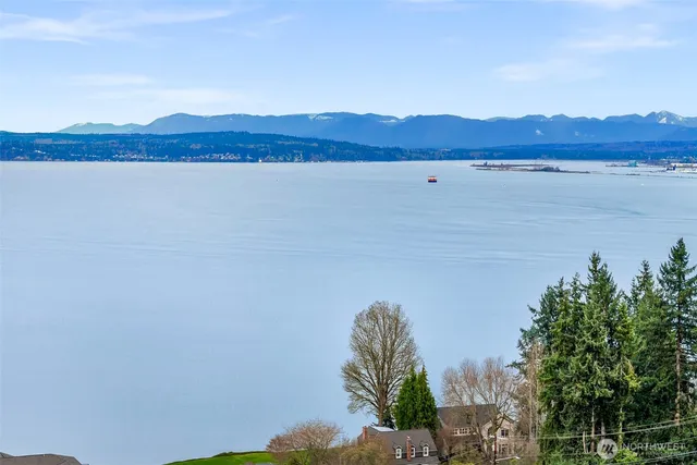 a view of lake and mountain view