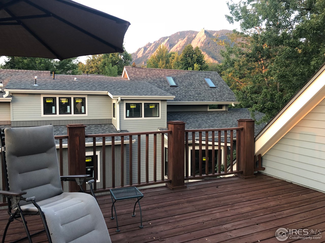 956 Grant Place Boulder, CO 80302 - Photo 16 of 32 Amazing master bedroom deck