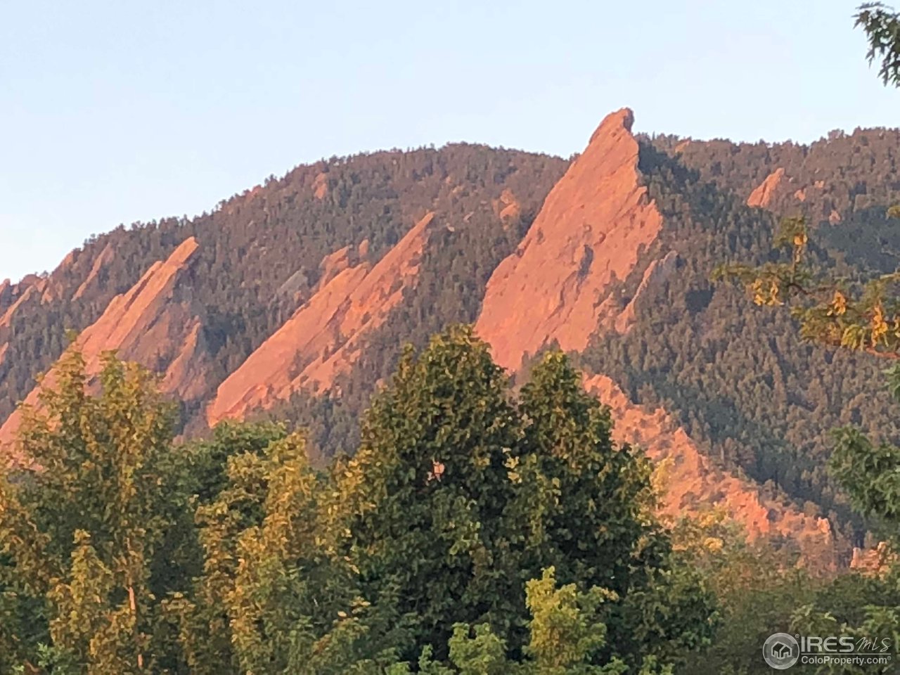 956 Grant Place Boulder, CO 80302 - Photo 18 of 32 Morning flatiron glow