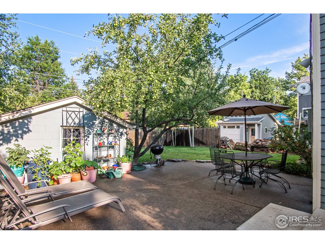 956 Grant Place Boulder, CO 80302 - Photo 23 of 32 Back patio area