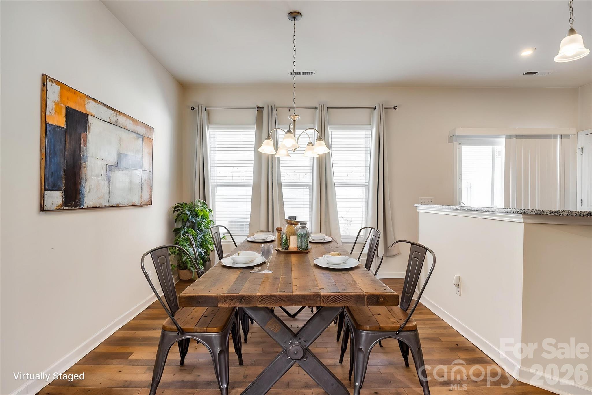524 Hunters Dance Road Fort Mill, SC 29708 - Photo 6 of 34 a view of a dining room with furniture window and outside view