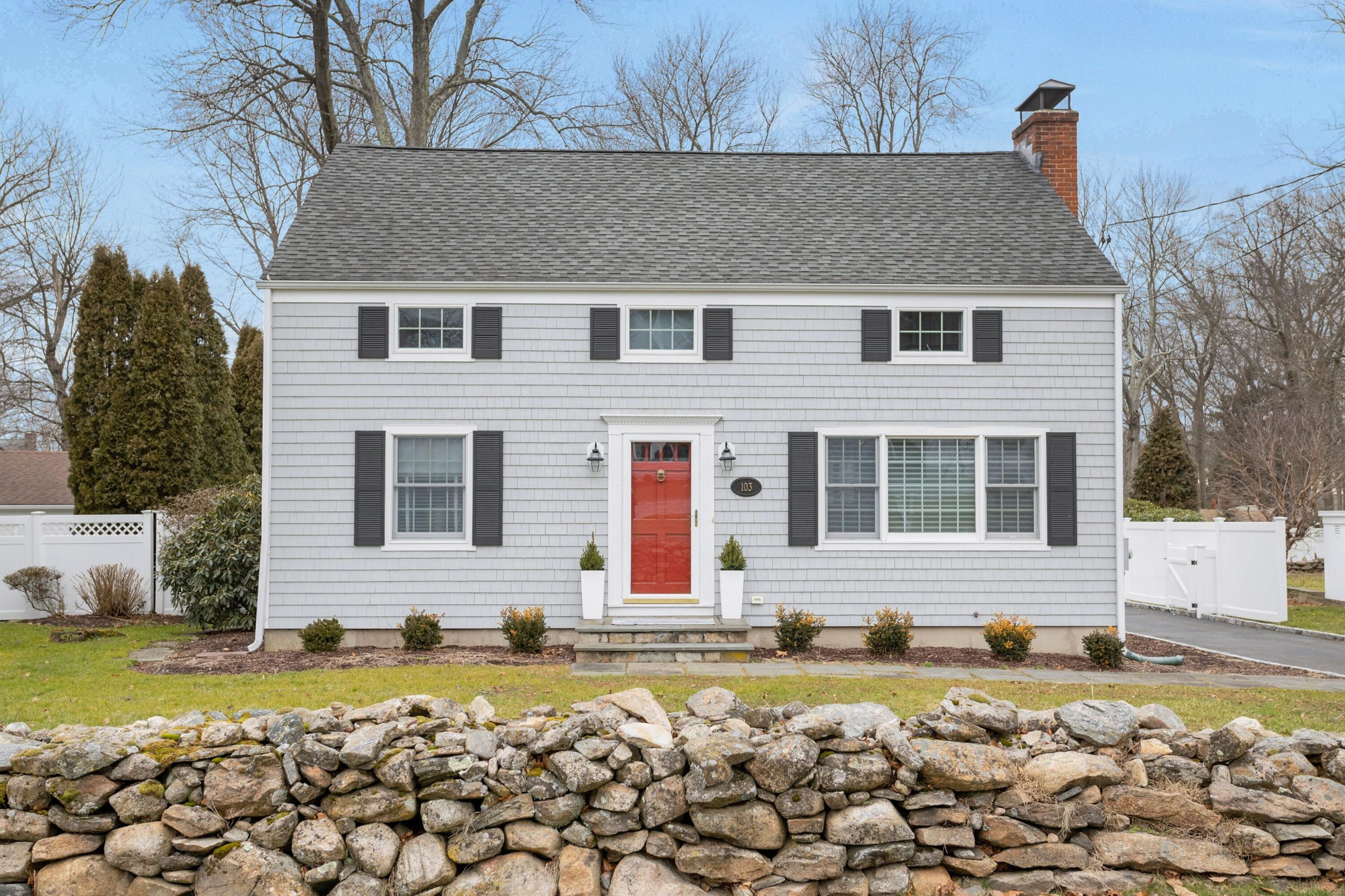 103 Hollow Tree Ridge Road Darien, CT 06820 - Photo 2 of 35 a view of a house with a yard