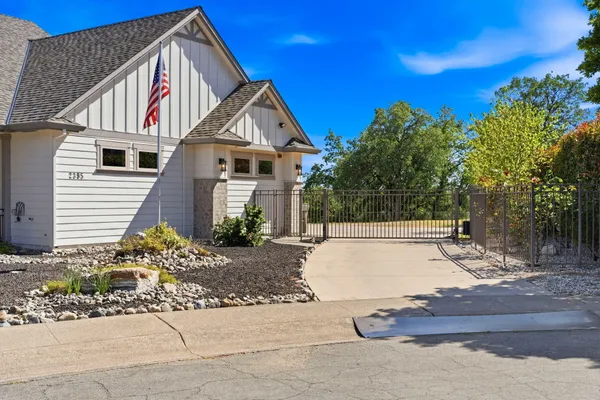 a view of a lake with a mountain in the back
