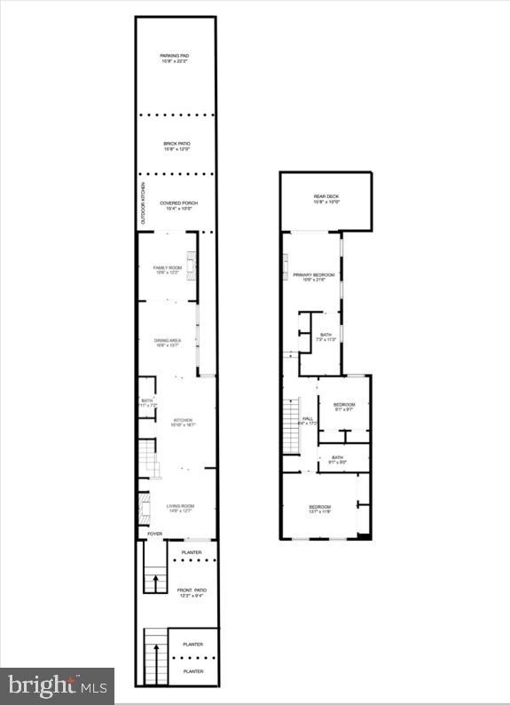 422 11th Street Southeast Washington, DC 20003 - Photo 51 of 51 Floor plan of property