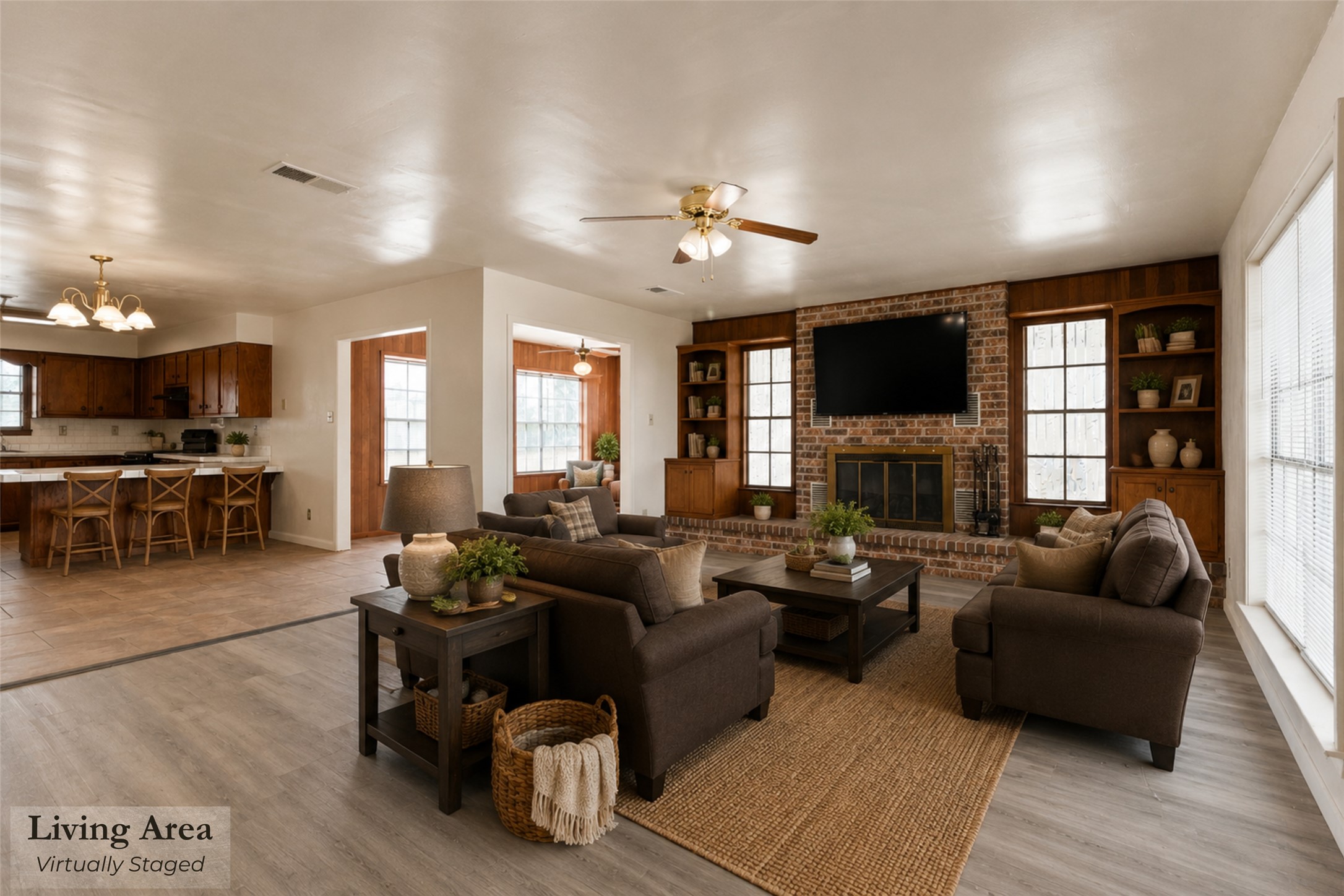 1871 Bridal Path Road Luling, TX 78648 - Photo 7 of 39 Virtually staged living area