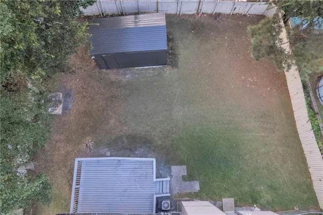 a view of a brick wall