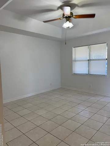 a view of a window in a room