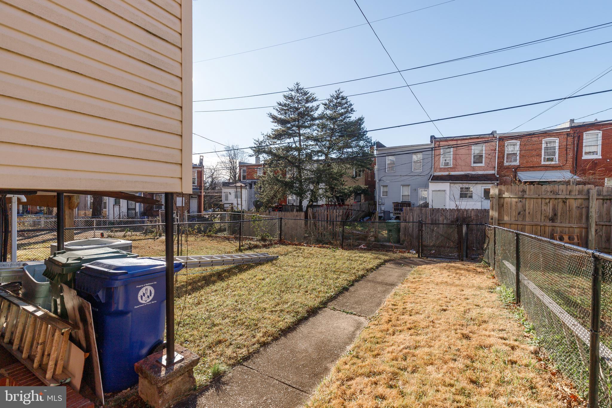 428 South Augusta Avenue Baltimore, MD 21229 - Photo 28 of 28 a view of a backyard with sitting area