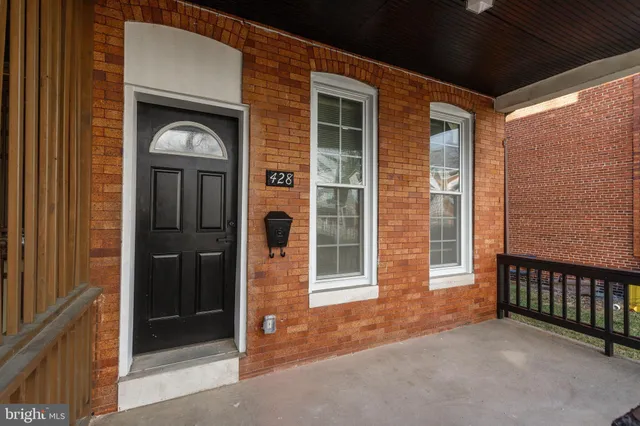 a view of front door and porch